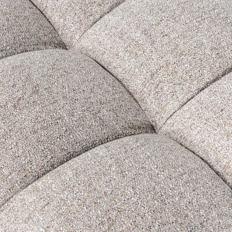 Allure hocker gewebtes natur melange