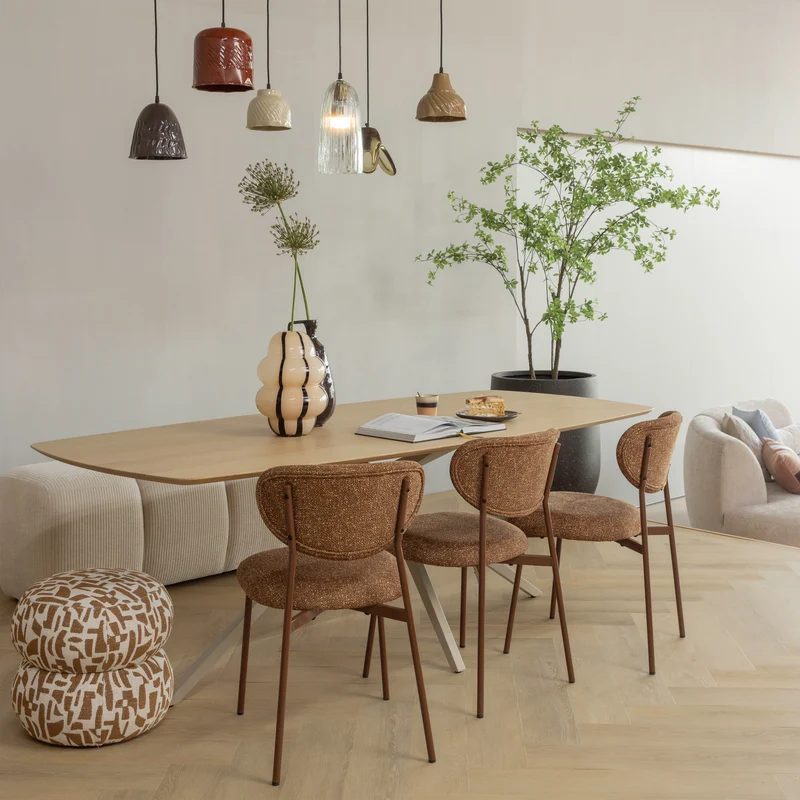 Arleso hängende lampe metall dunkelbraun