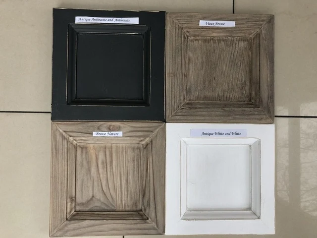 Sideboard Massivholz, Anrichte Massivholz in vier Farben, Küchenschrank Holz, Breite 78 cm