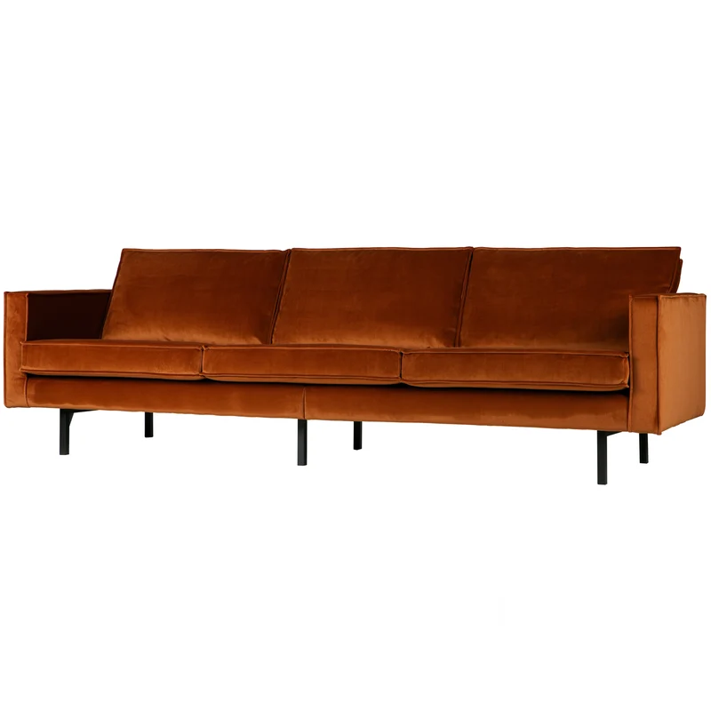 Rodeo sofa 3-sitzer velvet rost