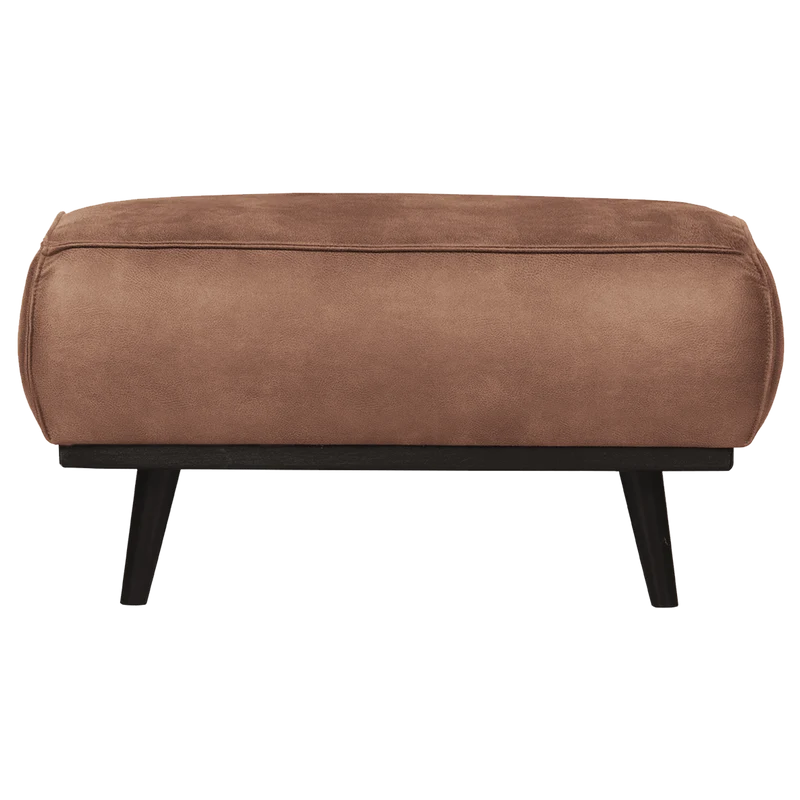 Statement puff ecoleder cognac
