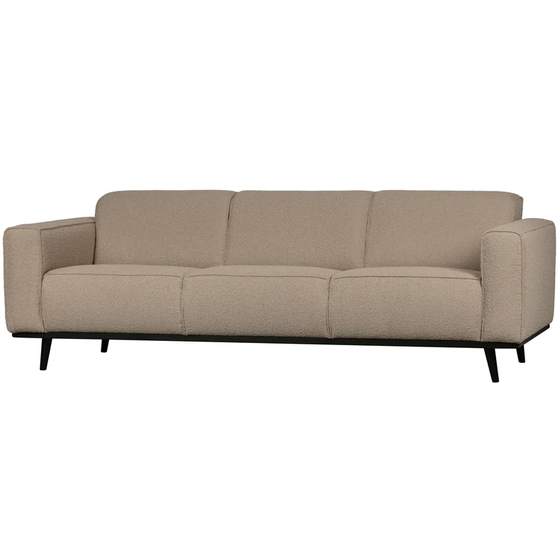 Statement 3-sitzer 230 cm bouclé beige