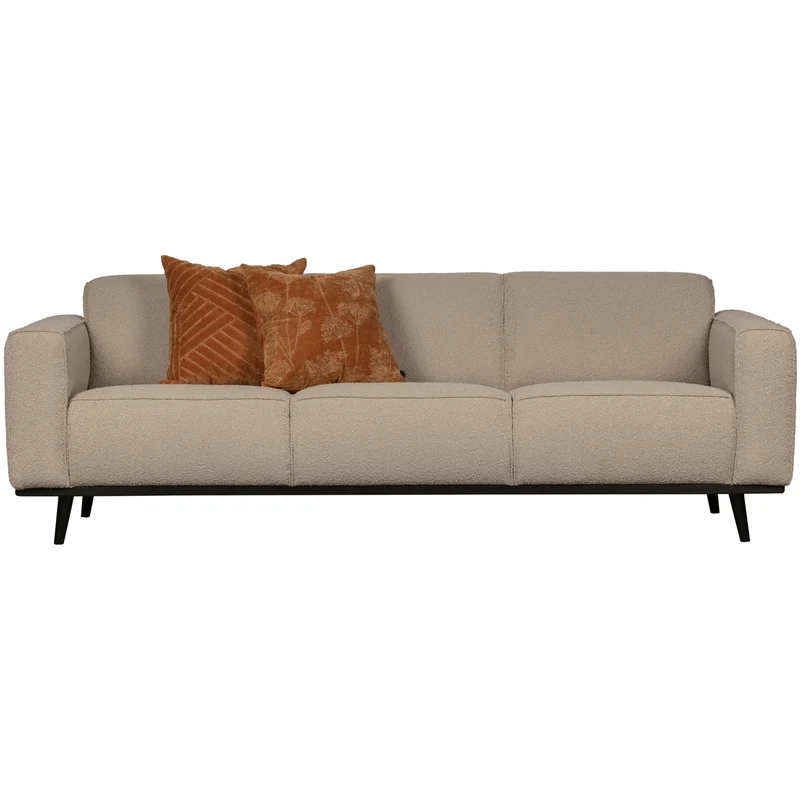 Statement 3-sitzer 230 cm bouclé beige