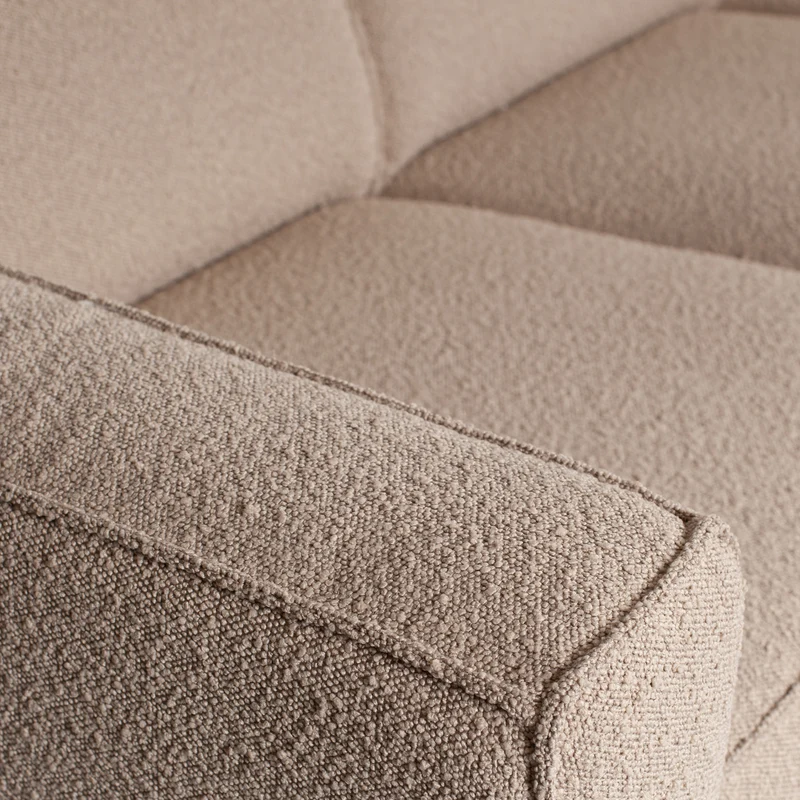 Statement 3-sitzer 230 cm bouclé beige