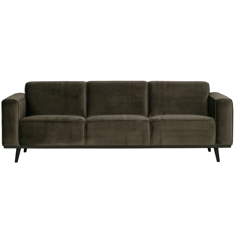 Statement 3-sitzer 230 cm samt warmen grün
