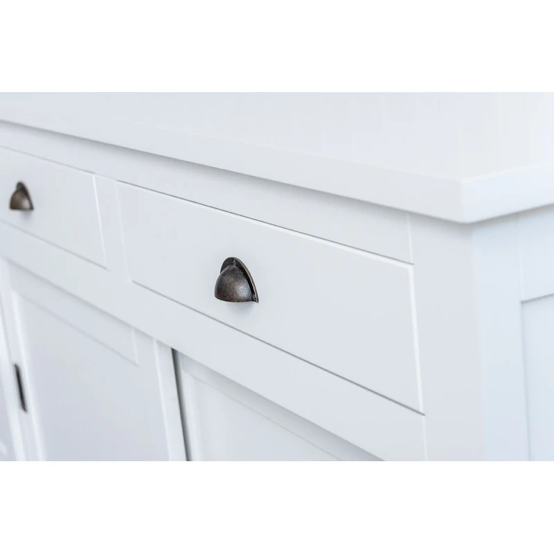 Sideboard weiß Landhausstil, Anrichte weiß Landhaus, Breite 300 cm