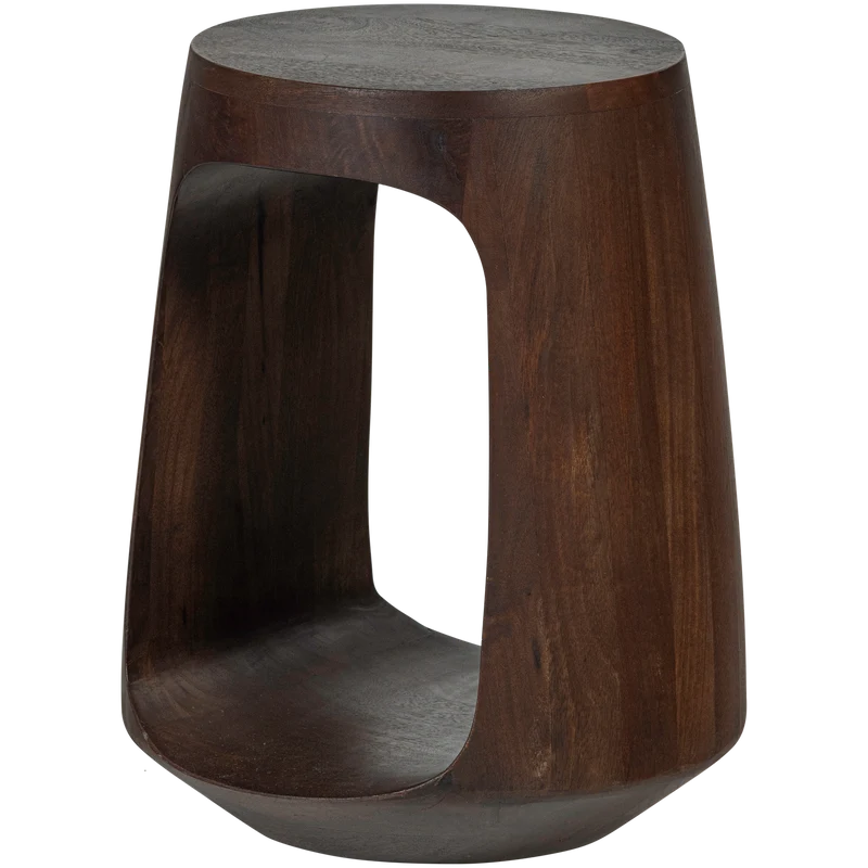 Bayo seitentisch mangoholz nussbaum