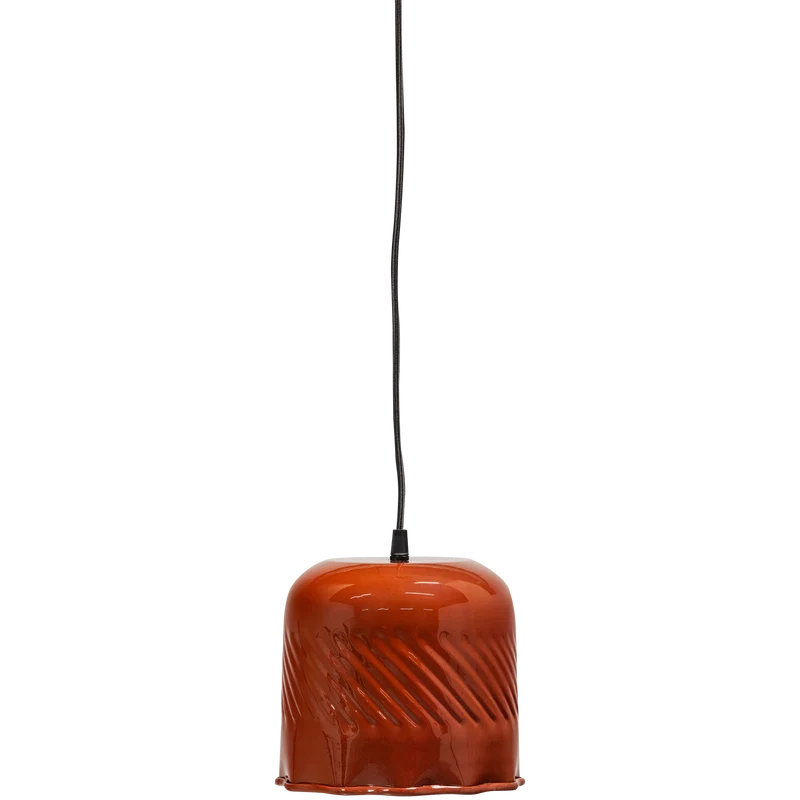 Arleso hängende lampe metall orange/braun