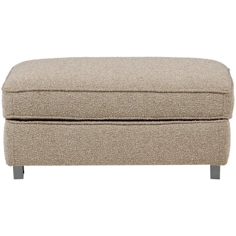Lazy hocker bouclé natur