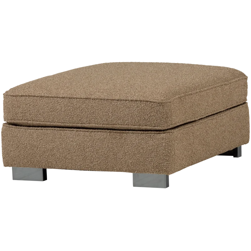 Lazy hocker bouclé braun