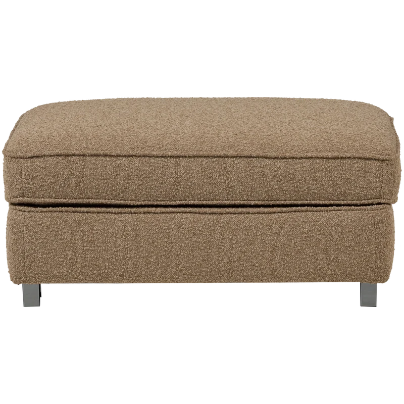 Lazy hocker bouclé braun