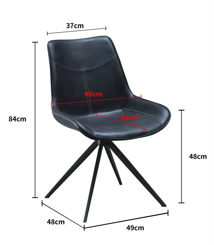 Stuhl anthrazit, Konferenzstuhl anthrazit