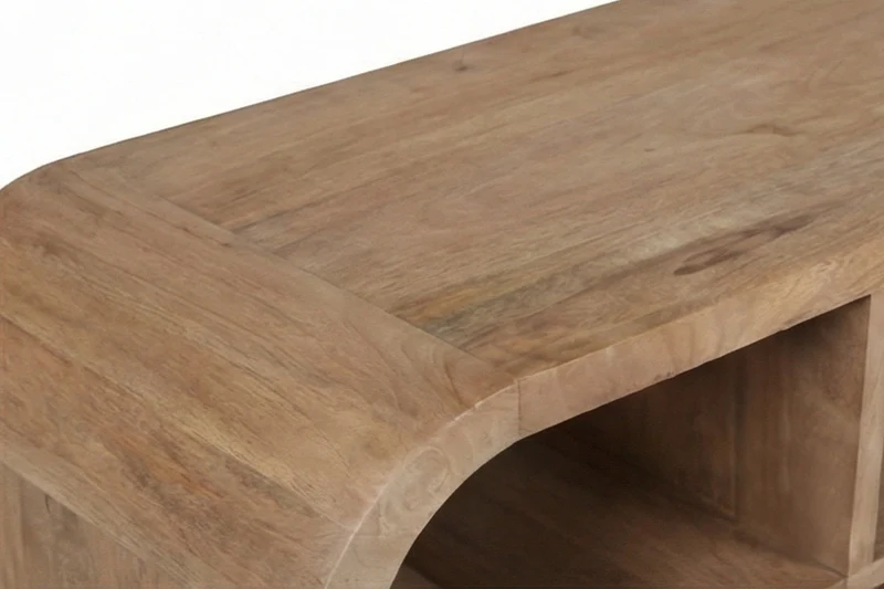 TV Regal braun, TV Regal Holz massiv, Lowb0ard braun Holz, Breite 130 cm