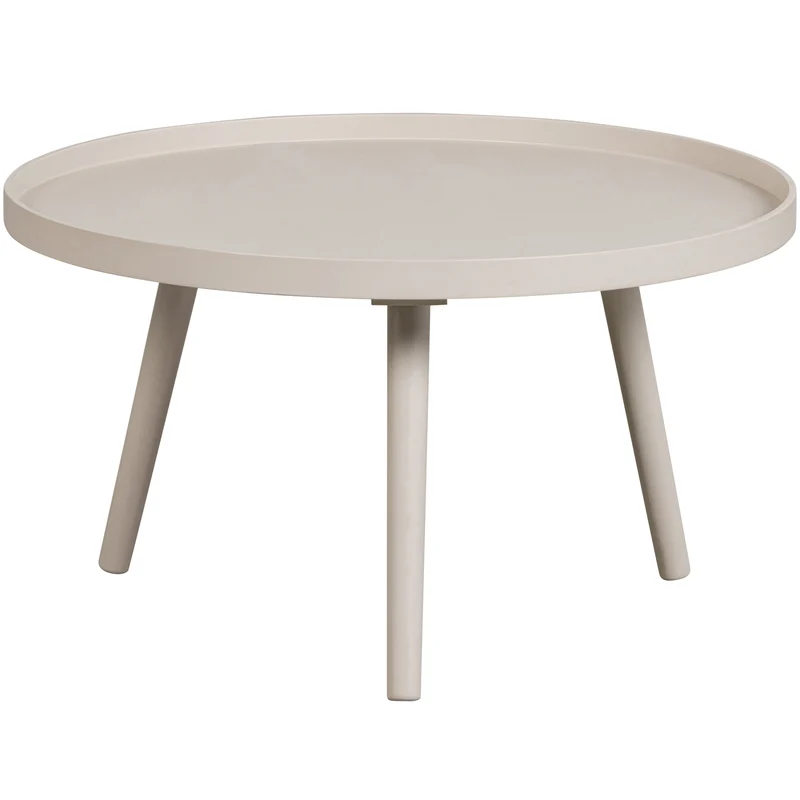 Mesa L holz beistelltisch sand