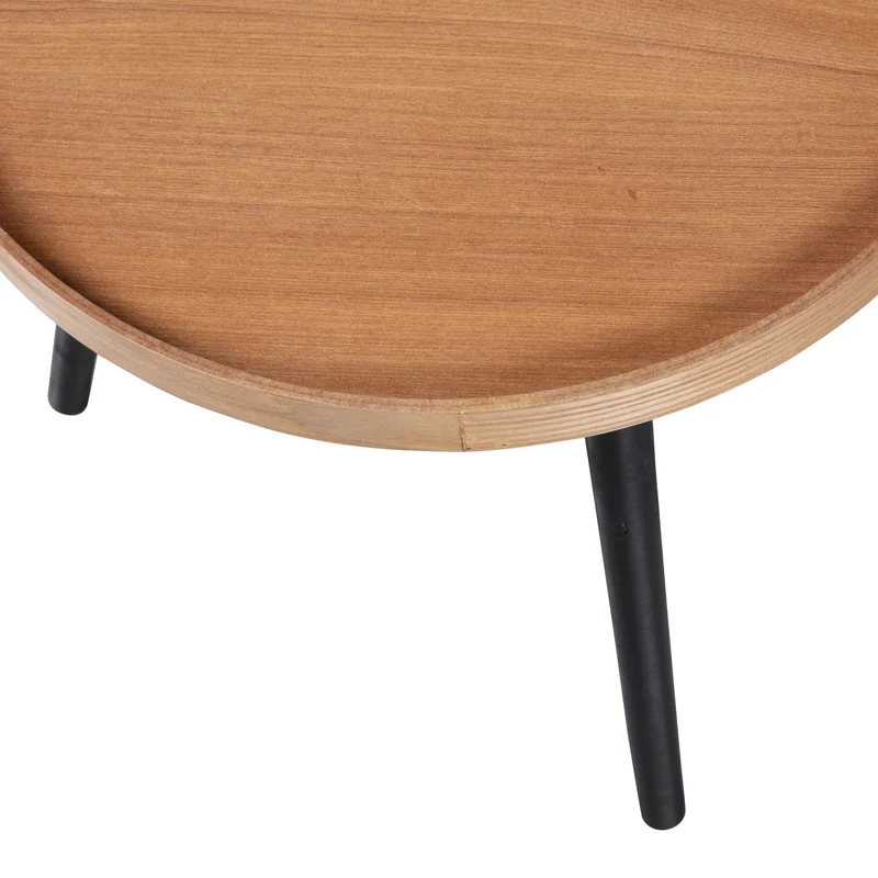 Mesa M holz beistelltisch natur 45xø45