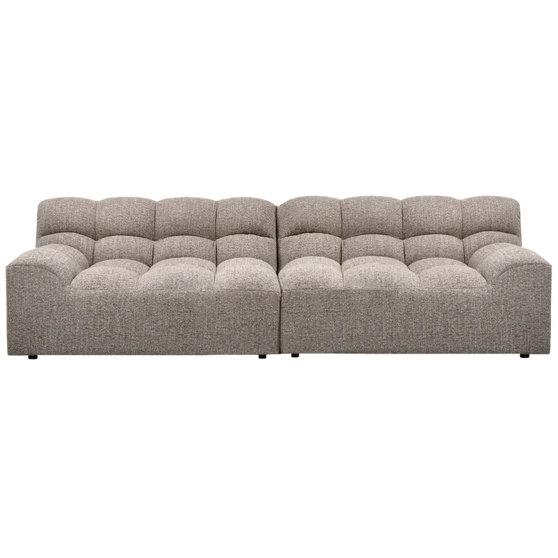 Allure 3-sitzer sofa gewebtes clay melange