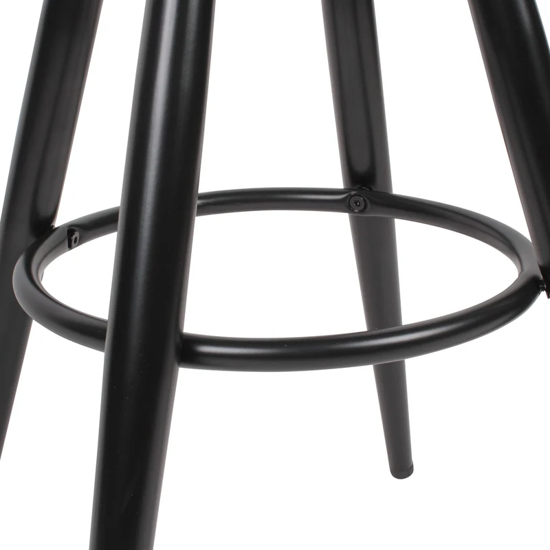 Barhocker Metall schwarz, Barhocker schwarz höhenverstellbar, Barstuhl schwarz