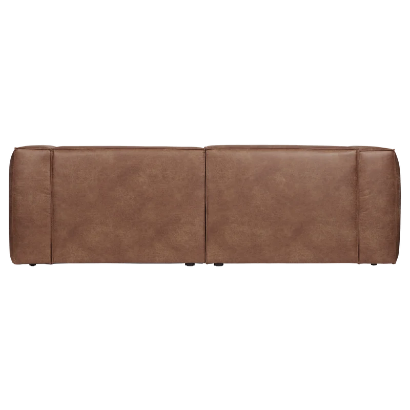 Bean 3,5-sitzer ecoleder sofa ecoleder cognac