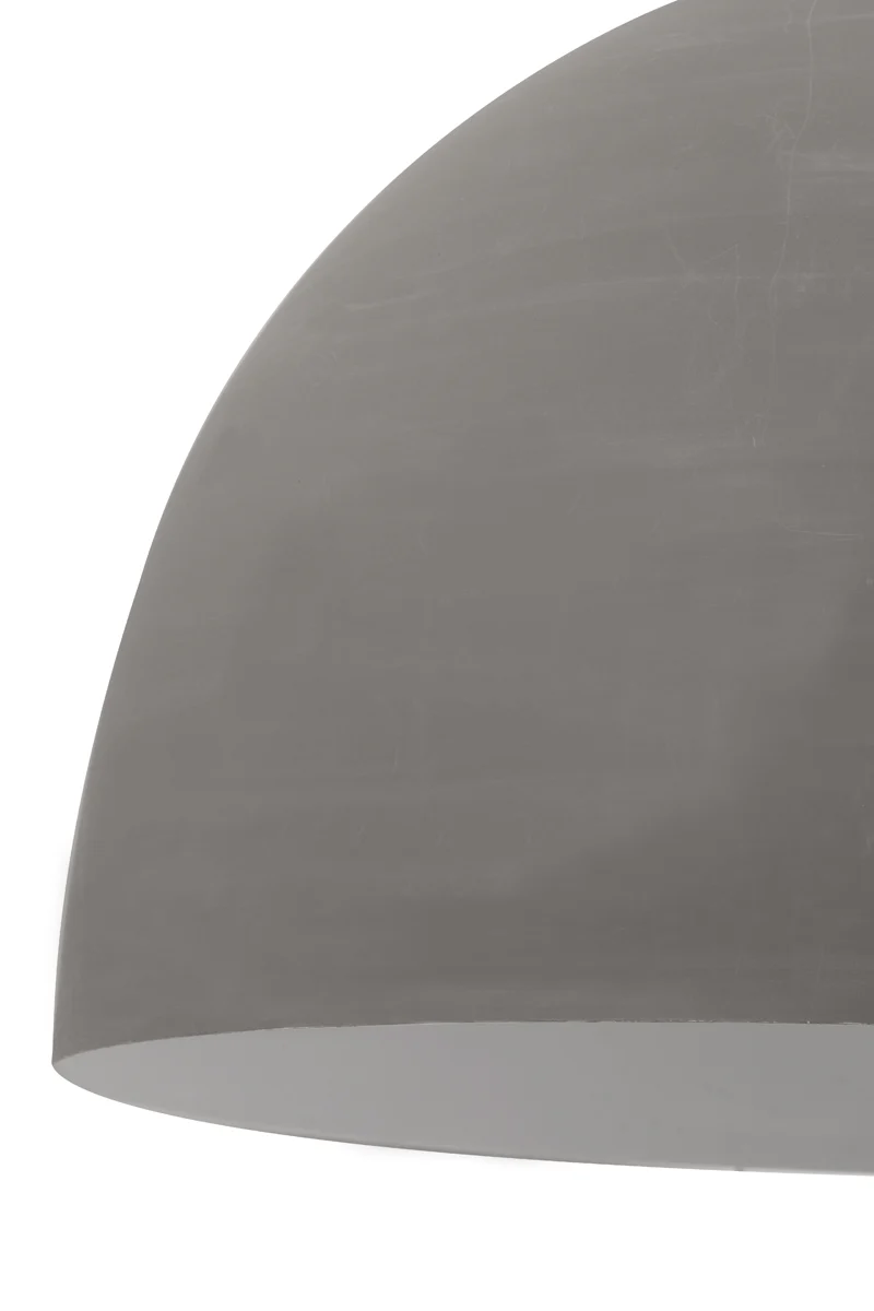 Pendelleuchte grau, Hängelampe grau, Durchmesser 60 cm