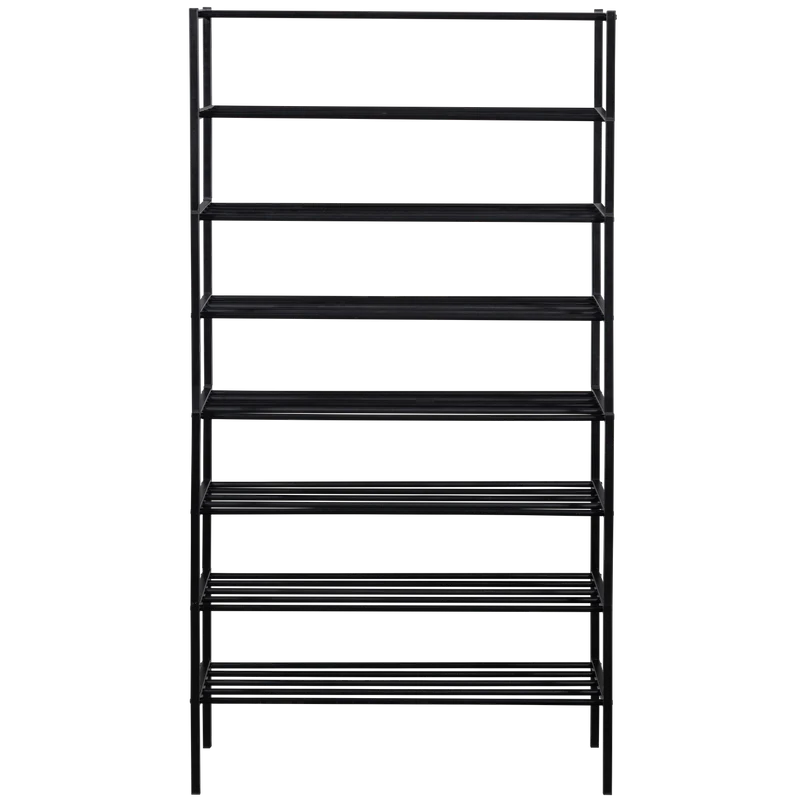 Ferro schuhregal stack von 4 metall schwarz