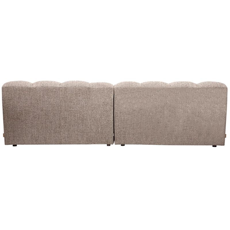 Allure 3-sitzer sofa gewebtes braun melange