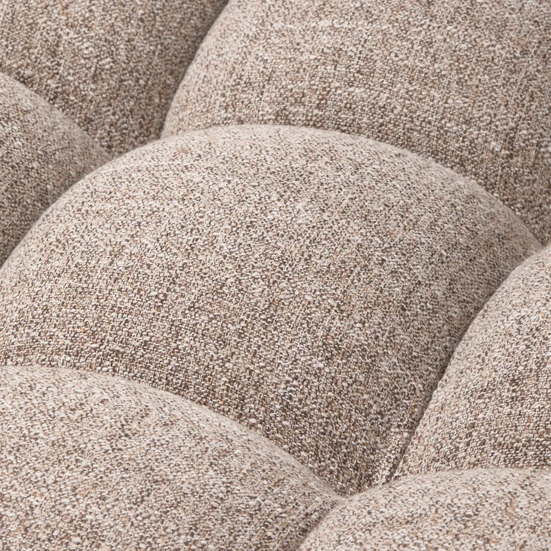 Allure 3-sitzer sofa gewebtes braun melange