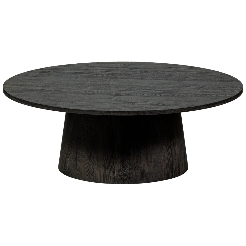 Maan couchtisch mdf dunkelbraun 35xø100 cm