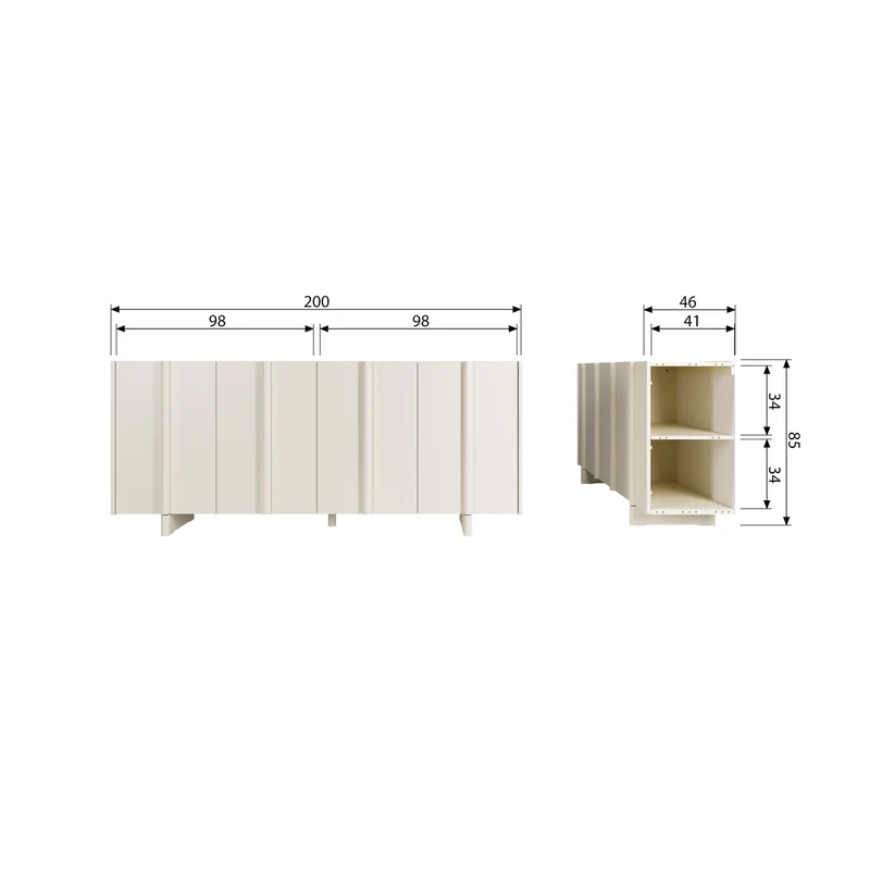 Basu sideboard kiefer dust