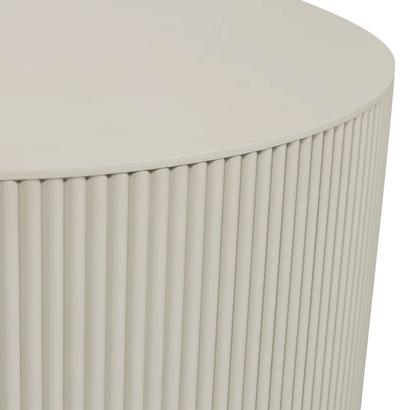 Sanne beistelltisch ronde antik beige