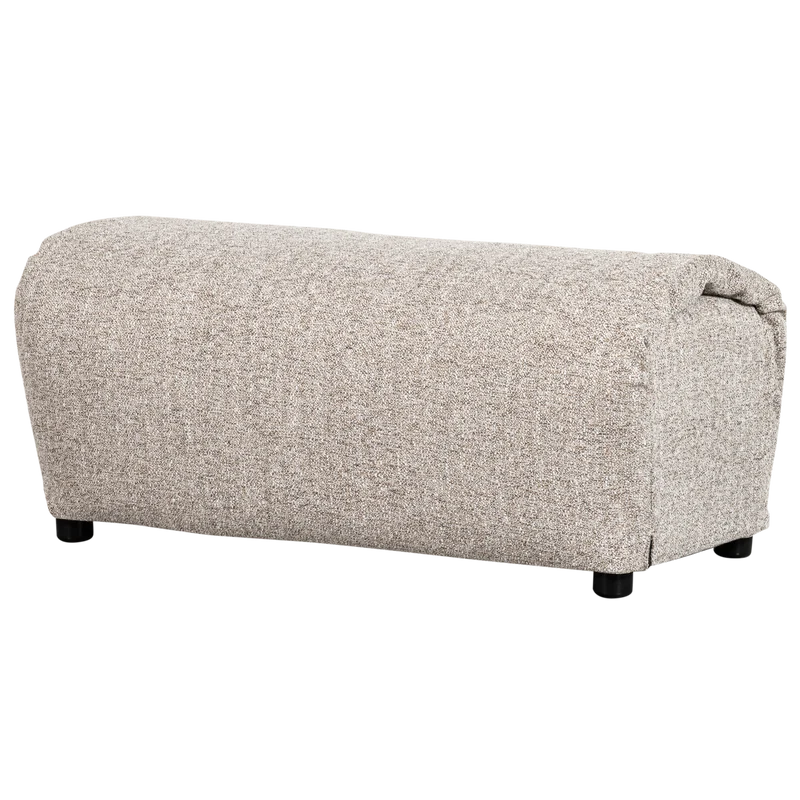Baggy hocker webstoff natur melange
