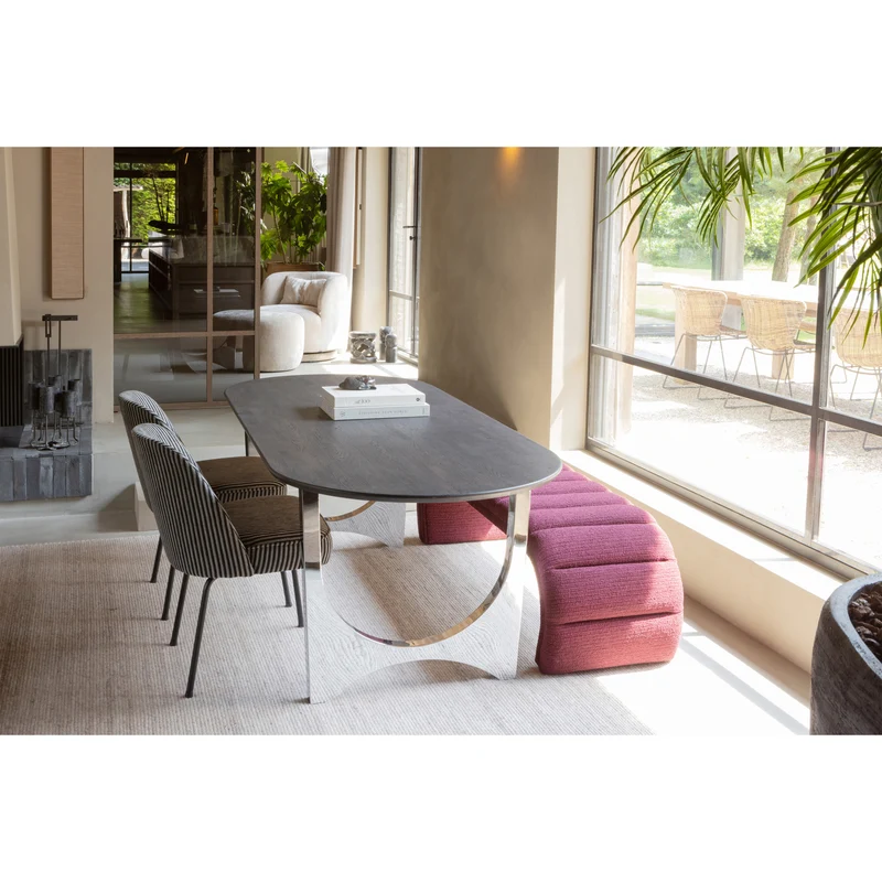 Zaandam design fusse metal chrom