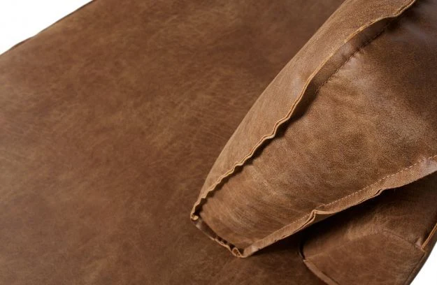 Ecksofa Ottomane rechts, Sofa cognac, modernes Ecksofa cognac, Breite 350 cm