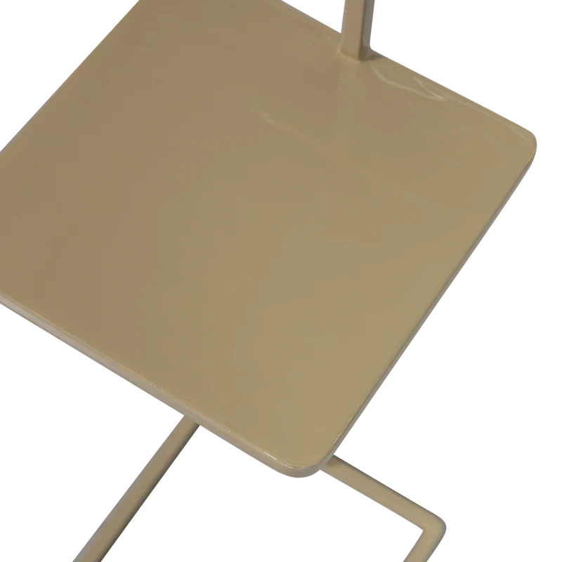 Toste beistelltisch metall dunkler sand
