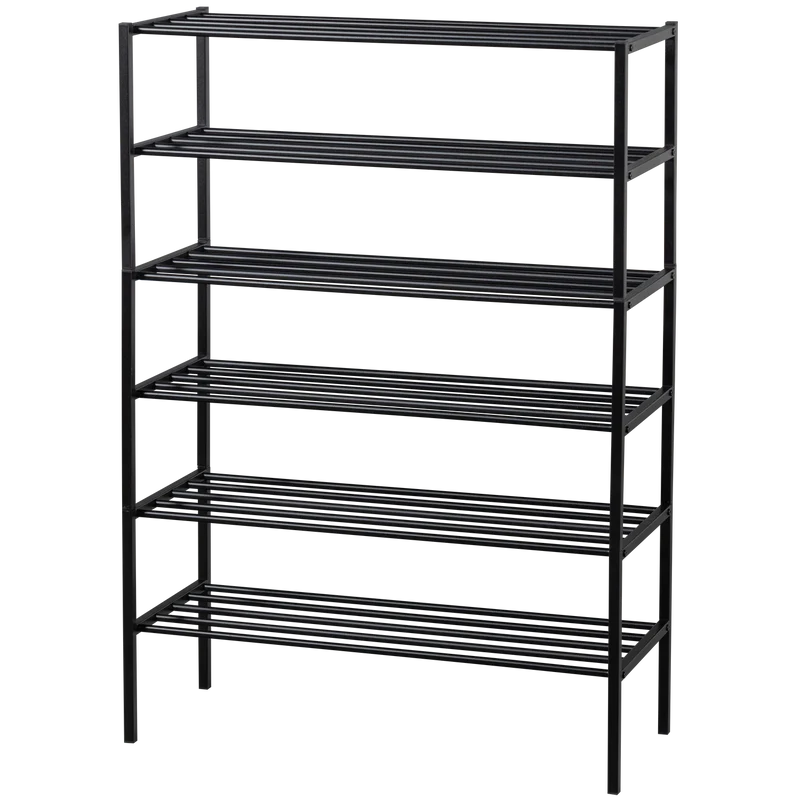 Ferro schuhregal stack von 3 metall schwarz
