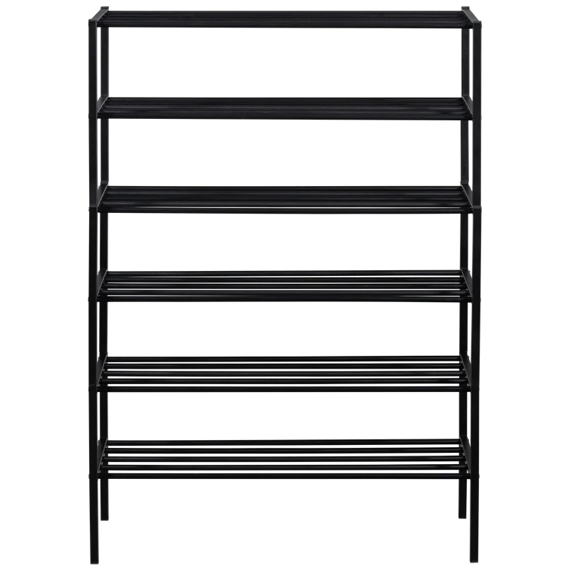 Ferro schuhregal stack von 3 metall schwarz
