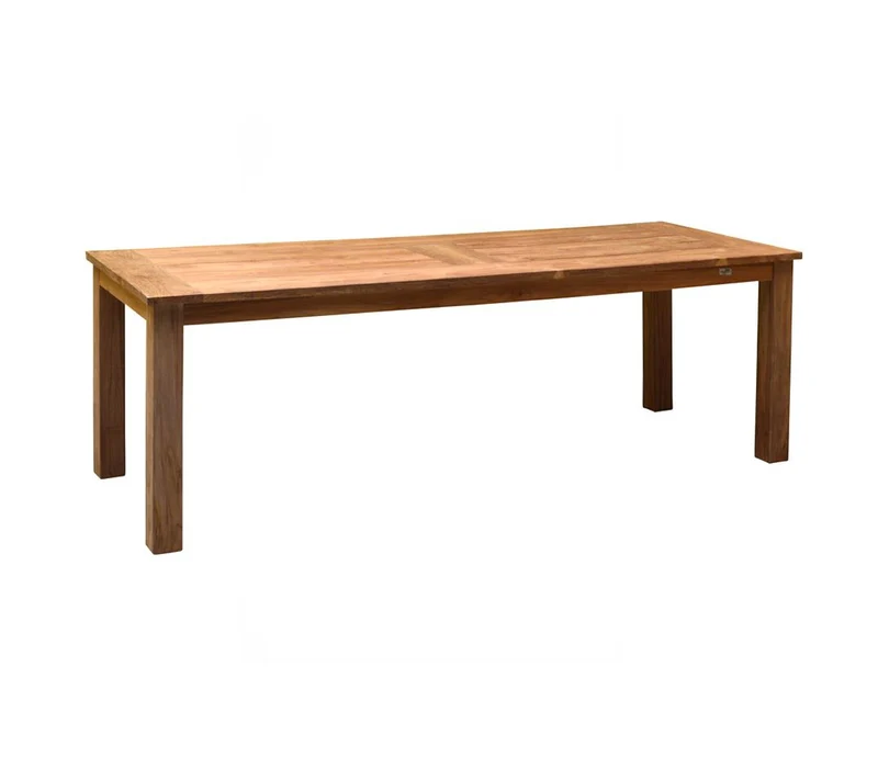 Gartentisch Landhaus , Esstisch Massivholz, Tisch Teakholz massiv, Breite 260 cm