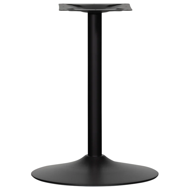 Bistro rundrohrfuss metall mattschwarz 72xø54 cm