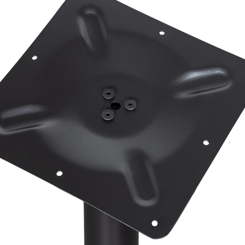 Bistro rundrohrfuss metall mattschwarz 72xø54 cm