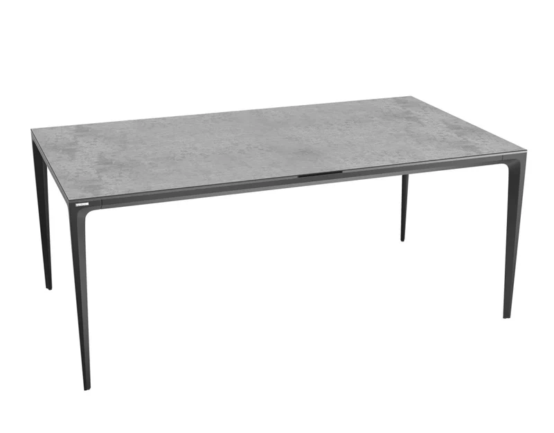 Tisch Silber-grau Tischplatte Keramik, Esstisch Keramik Tischplatte, Breite 180 cm