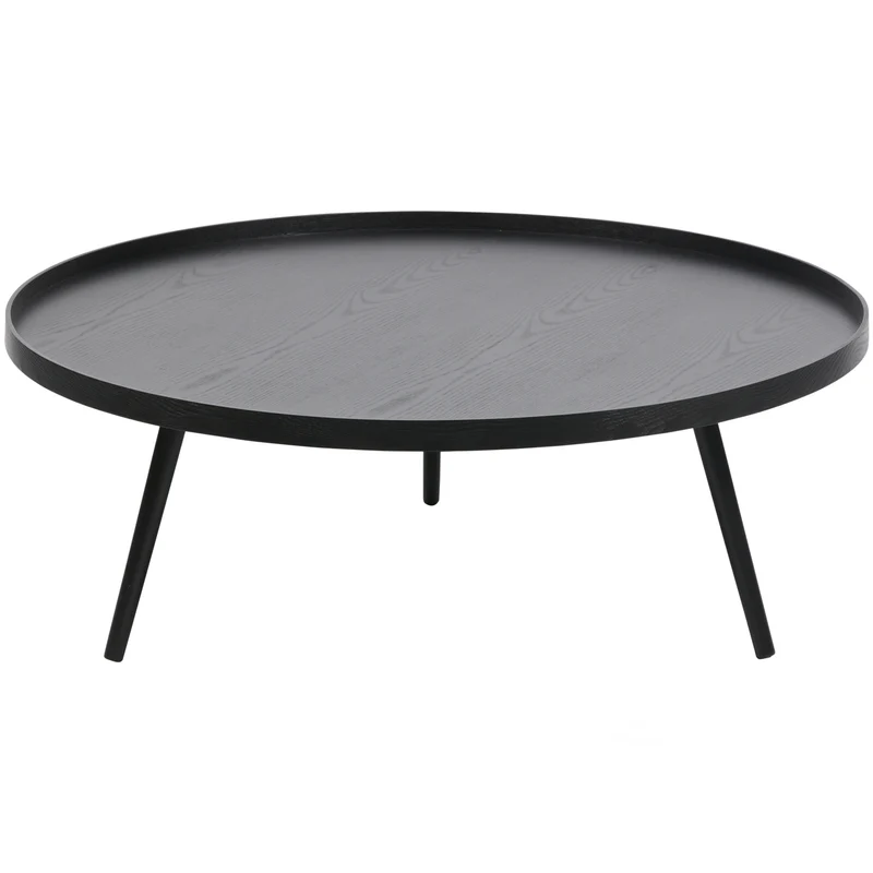 Mesa XL holz beistelltisch schwarz