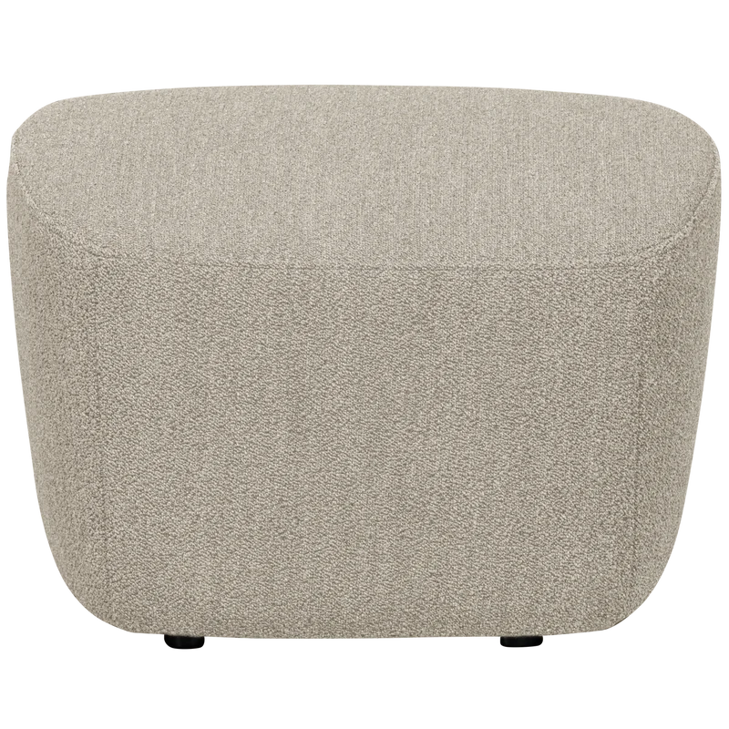 Lofty hocker bouclé natur