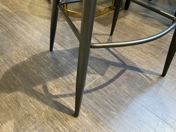 Barstuhl grau, Barhocker grau, Sitzhöhe 74 cm