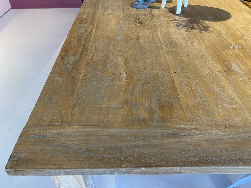 Esstisch Teakholz, Tisch Massivholz, Esstisch Massivholz, Breite 280 cm