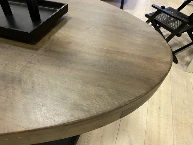 Tisch Industriedesign, Esstisch Industriedesign schwarz, Bartisch schwarz, Breite 300 cm
