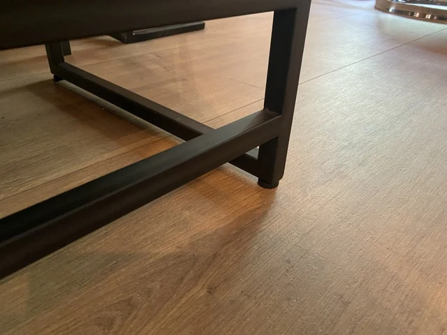 TV Schrank schwarz, Fernsehschrank Naturholz-schwarz, TV Schrank Naturholz-braun, Breite 200 cm