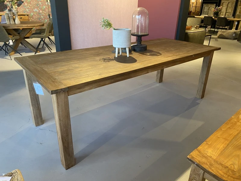 Esstisch Teakholz, Tisch Massivholz, Esstisch Massivholz, Breite 180 cm