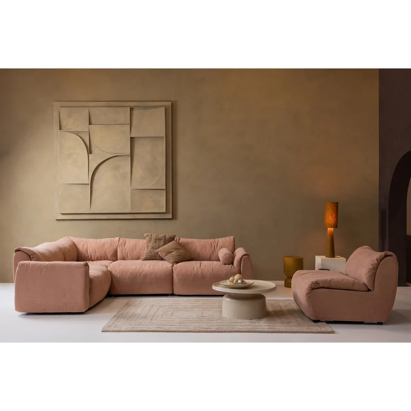 Hekla beistelltisch metall orange