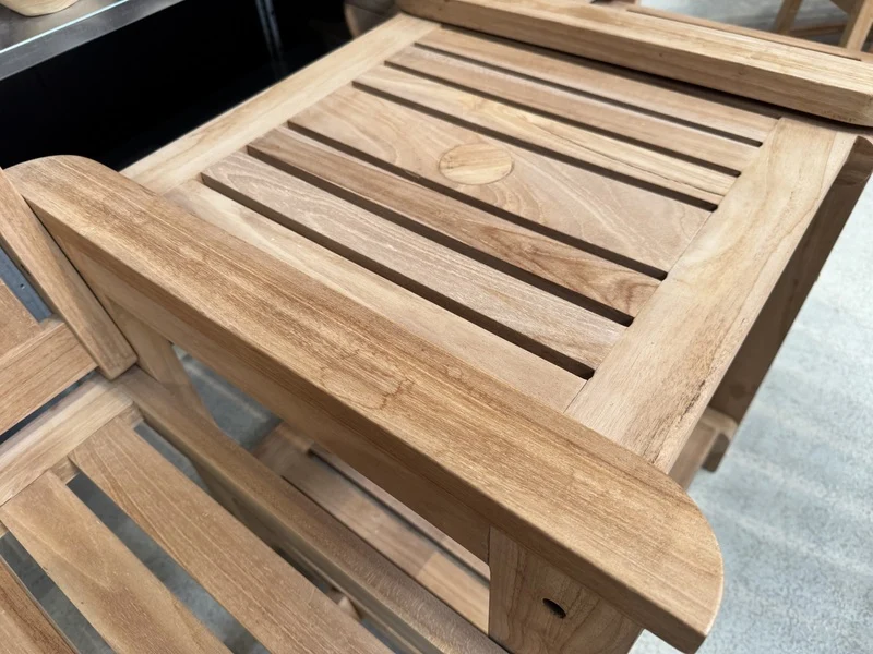 Gartensessel Teak 2er Set, Gartensessel Holz massiv