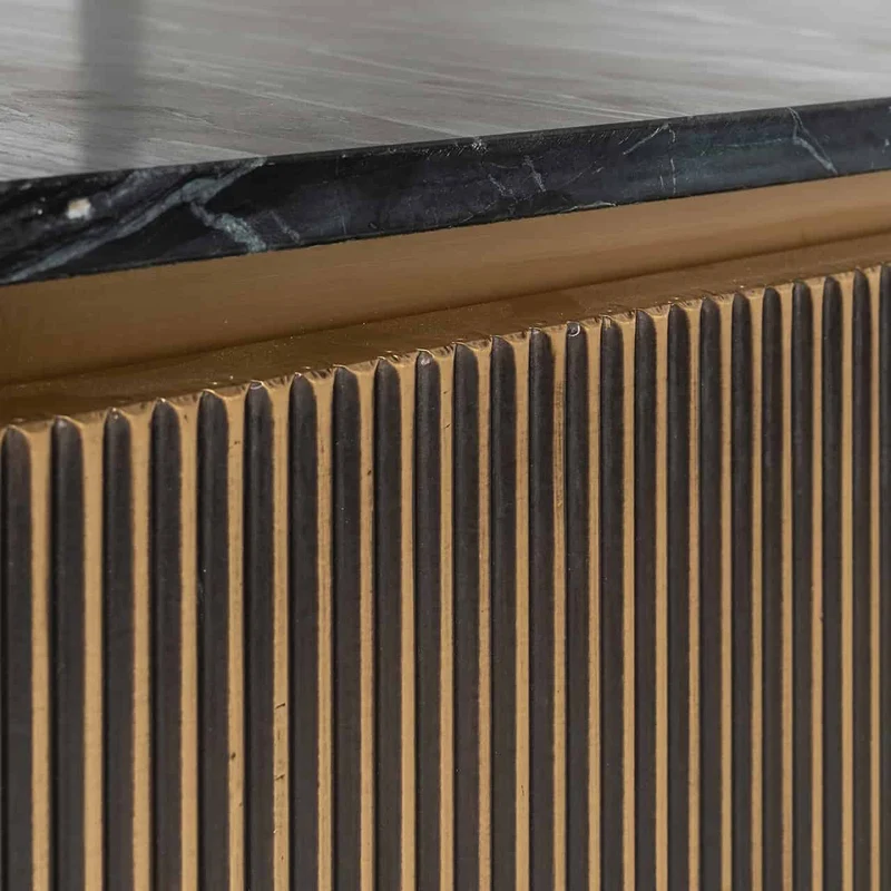 Sideboard Gold Antik, Anrichte Gold, Breite 160 cm