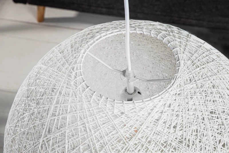 Hängeleuchte weiß, Pendelleuchte weiß, Ø 45 cm